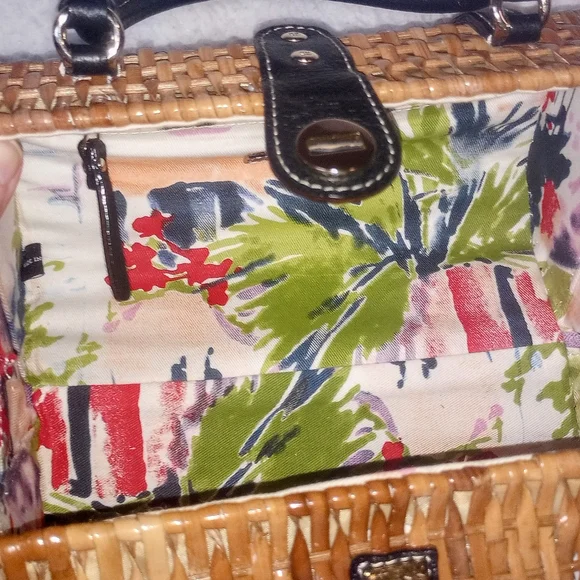 Kate Spade Vintage Barrel Bag; Weave; Delightful; Like New! Rare! - Picture 2 of 5